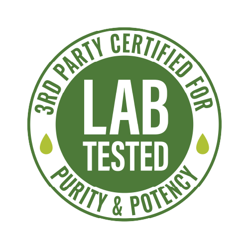 3rd Party Certified Lab Tested For Purity & Potency